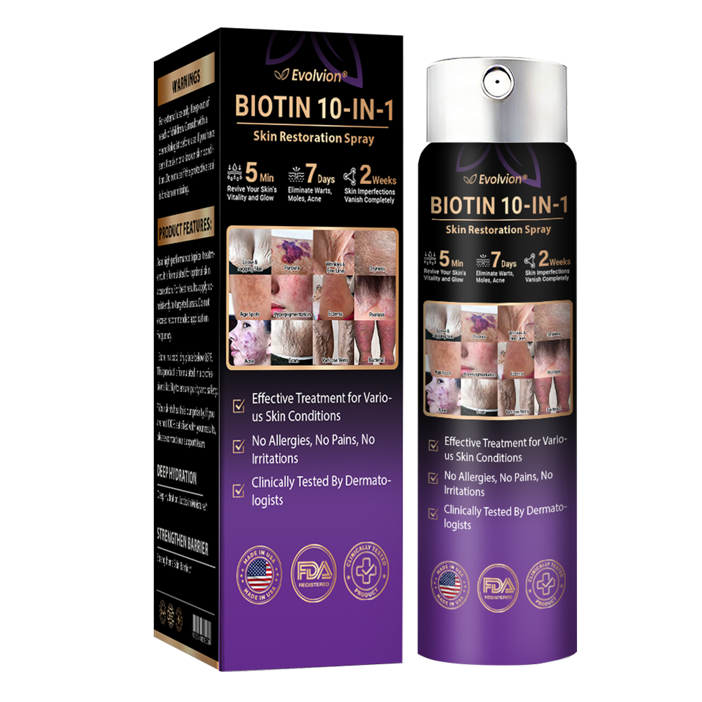Made and Shipped from USA ✨Evolvion® Biotin 10-in-1 Skin Restoration Spray 🔥