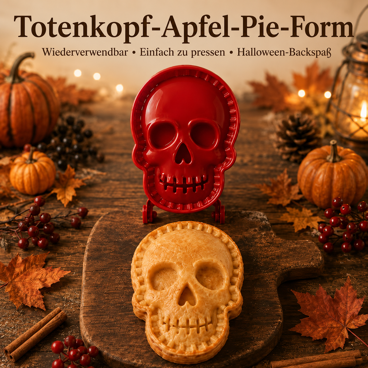 🎃 8-teiliges Halloween Mini-Handpie-Formen-Set ✈️