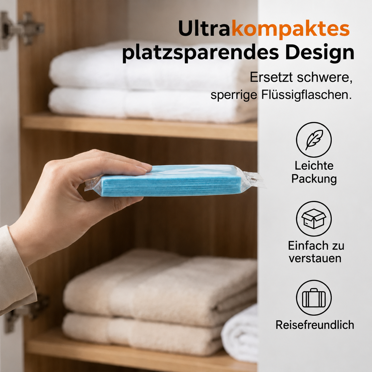 🆙 drilena® Wasserlösliche Bodenreinigungstücher — Konzentrierte Formel für sofortigen Glanz