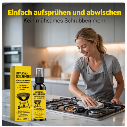 💕🧽 Heavy-duty BBQ cleaner – dissolves carbon, grease, and baked-on grime!