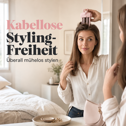 💥 Überraschung: 50 % RABATT! 🪄 Volumenstyling in nur 3 Sekunden! 👱‍♀️ Für traumhaftes Volumen am Oberkopf! Kabelloser Volumen-Ansatzclip