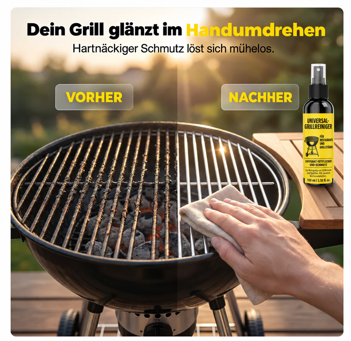 💕🧽 Heavy-duty BBQ cleaner – dissolves carbon, grease, and baked-on grime!