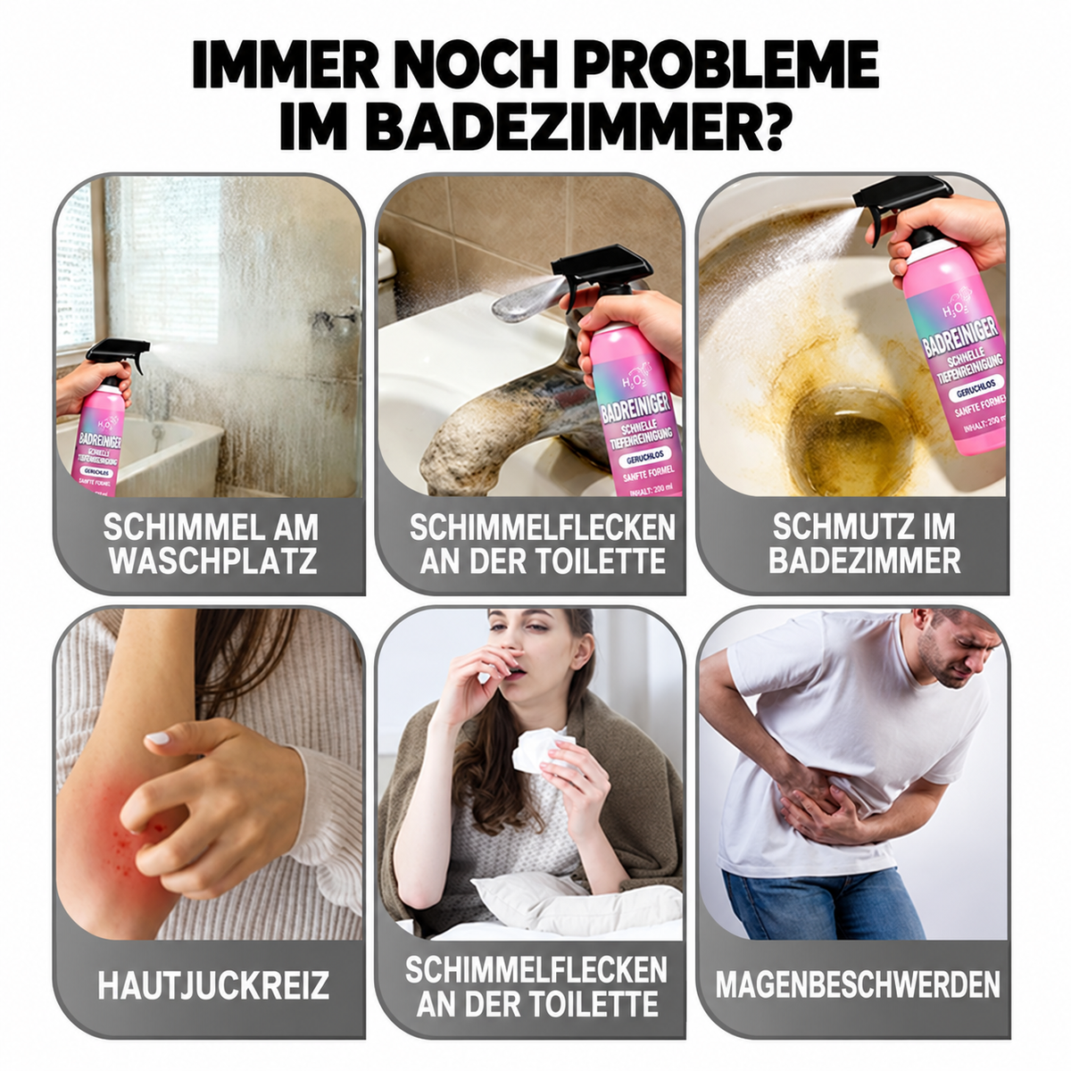 🌸✨ Badreiniger: Glanz in Sekunden – ohne aggressive Dämpfe