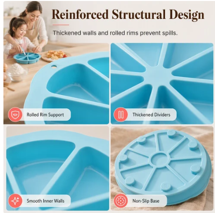 🔥8 Cavity Triangle Silicone Cake Mold