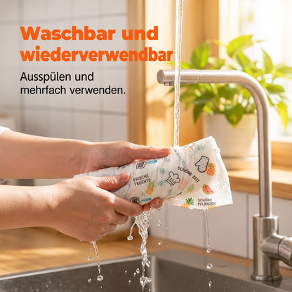 💕50 wiederverwendbare Reinigungstücher pro Rolle