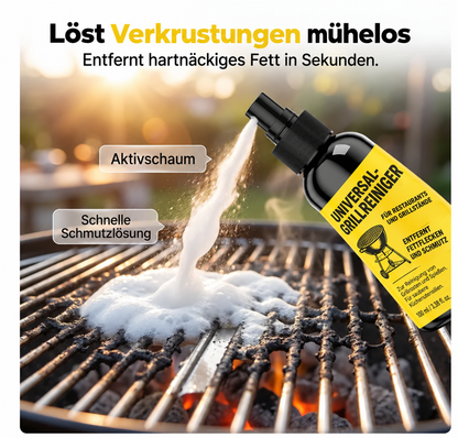 💕🧽 Heavy-duty BBQ cleaner – dissolves carbon, grease, and baked-on grime!