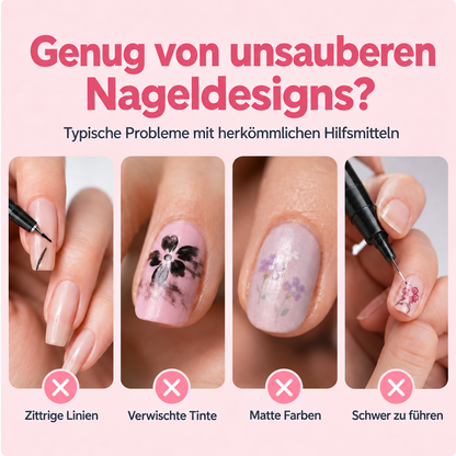 🪄NUR HEUTE – 50 % RABATT🌈24 Farben Nail-Art-Stifte mit Doppelspitze – 5er-Set