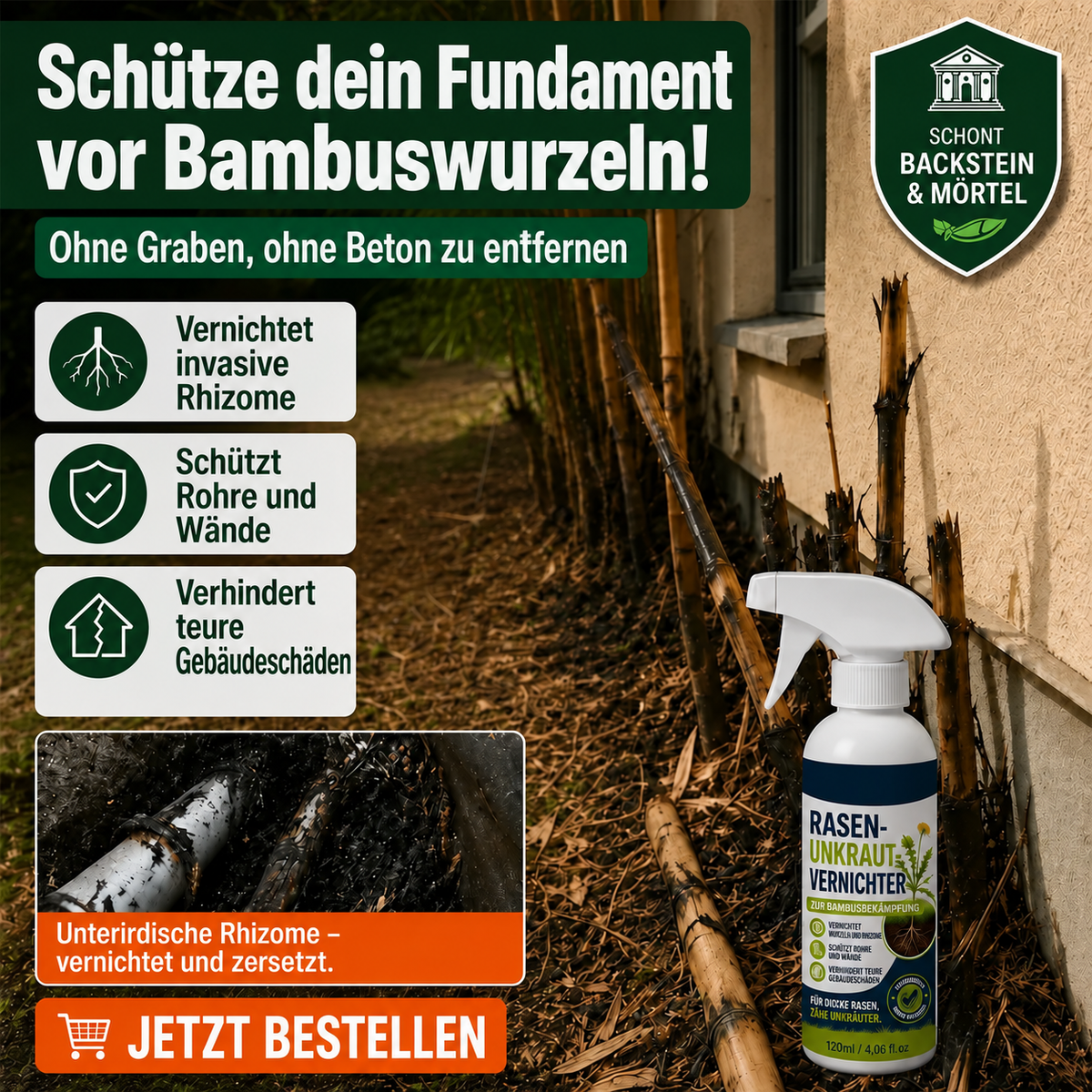 ⚡ Mühelos Unkraut im Garten entfernen – Unkrautvernichter für den Hausgebrauch
