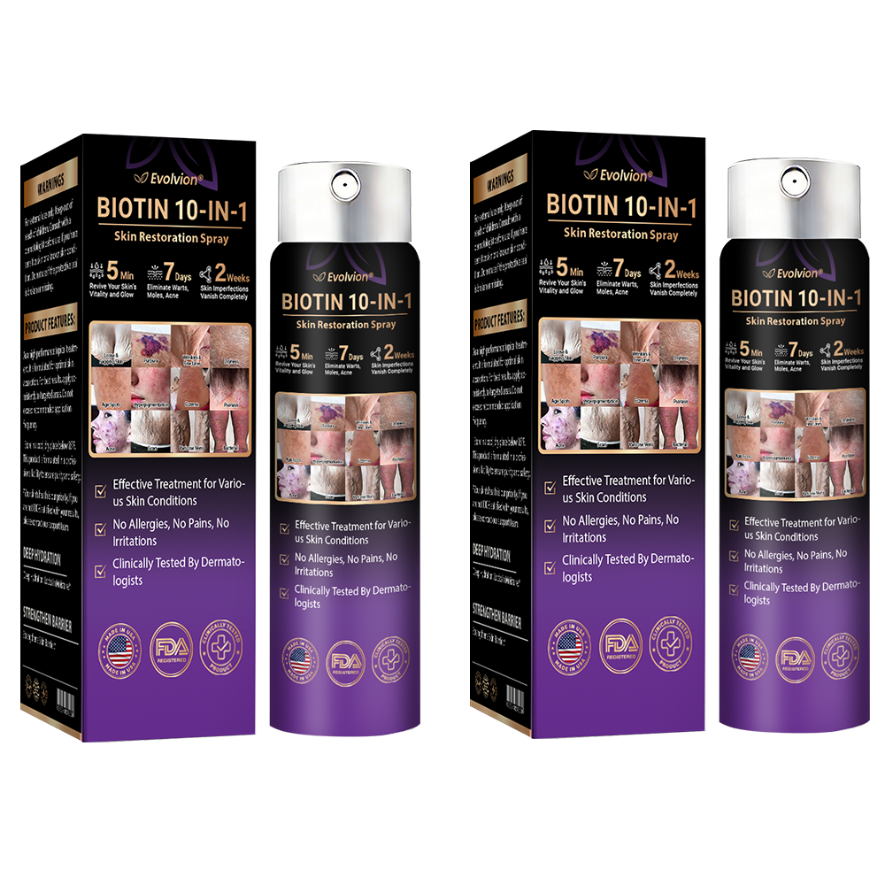 Made and Shipped from USA ✨Evolvion® Biotin 10-in-1 Skin Restoration Spray 🍀