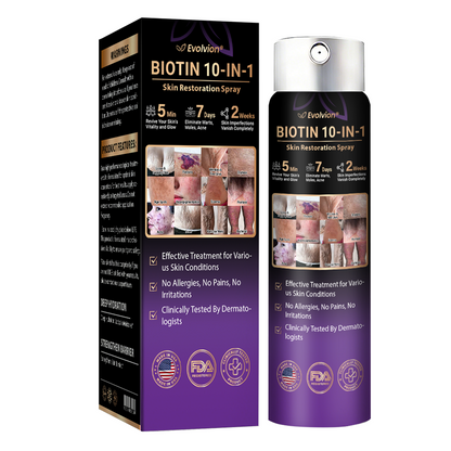 Made and Shipped from USA ✨Evolvion® Biotin 10-in-1 Skin Restoration Spray 🍀