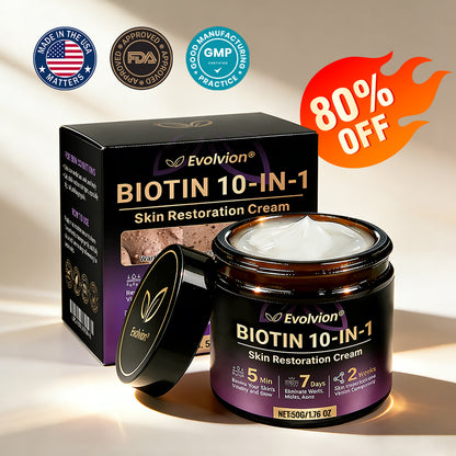 Made and Shipped from USA ✨Evolvion® Biotin 10-in-1 Skin Restoration Cream