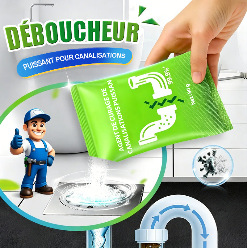 🆙 Kraftvolles Rohrreinigungspulver für den täglichen Gebrauch – schnelle, sichere und schonende Wirkung für Küche, Bad und Dusche