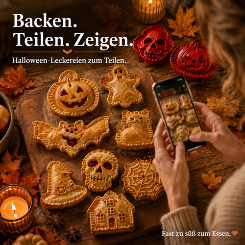 🎃 8-teiliges Halloween Mini-Handpie-Formen-Set ✈️