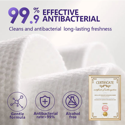 Ourlyard® Pet cleaning and deodorizing glove wipes, vet-recommended hypoallergenic formula, suitable for dogs and cats 🍀