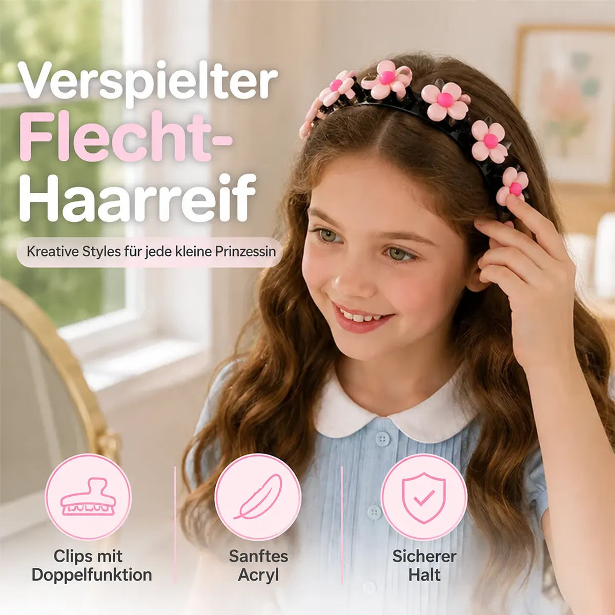 🌸Süßer Cartoon-Haarreif für Mädchen