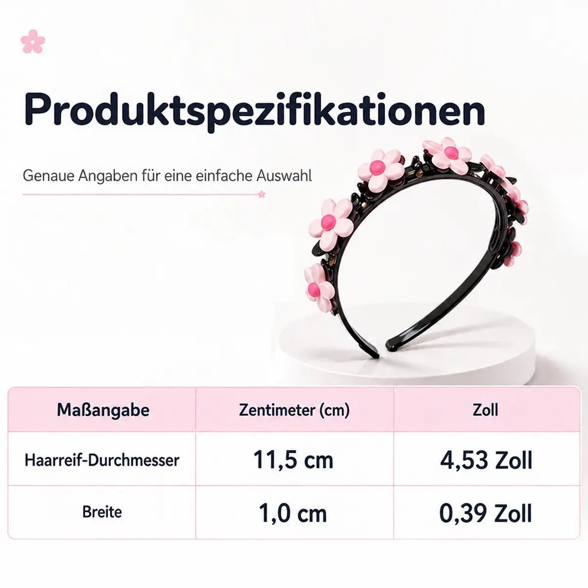 🌸Süßer Cartoon-Haarreif für Mädchen