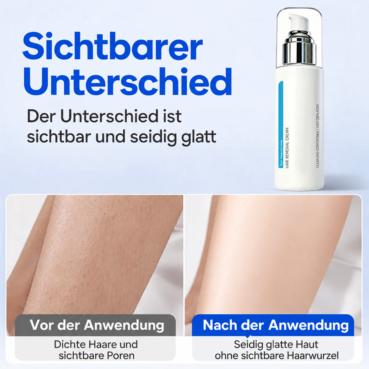 🎉 50 % Rabatt! 🔥 Kühlende Haarentfernungscreme für empfindliche Haut
