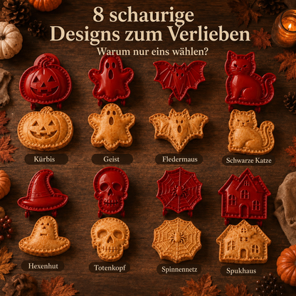 🎃 8-teiliges Halloween Mini-Handpie-Formen-Set ✈️