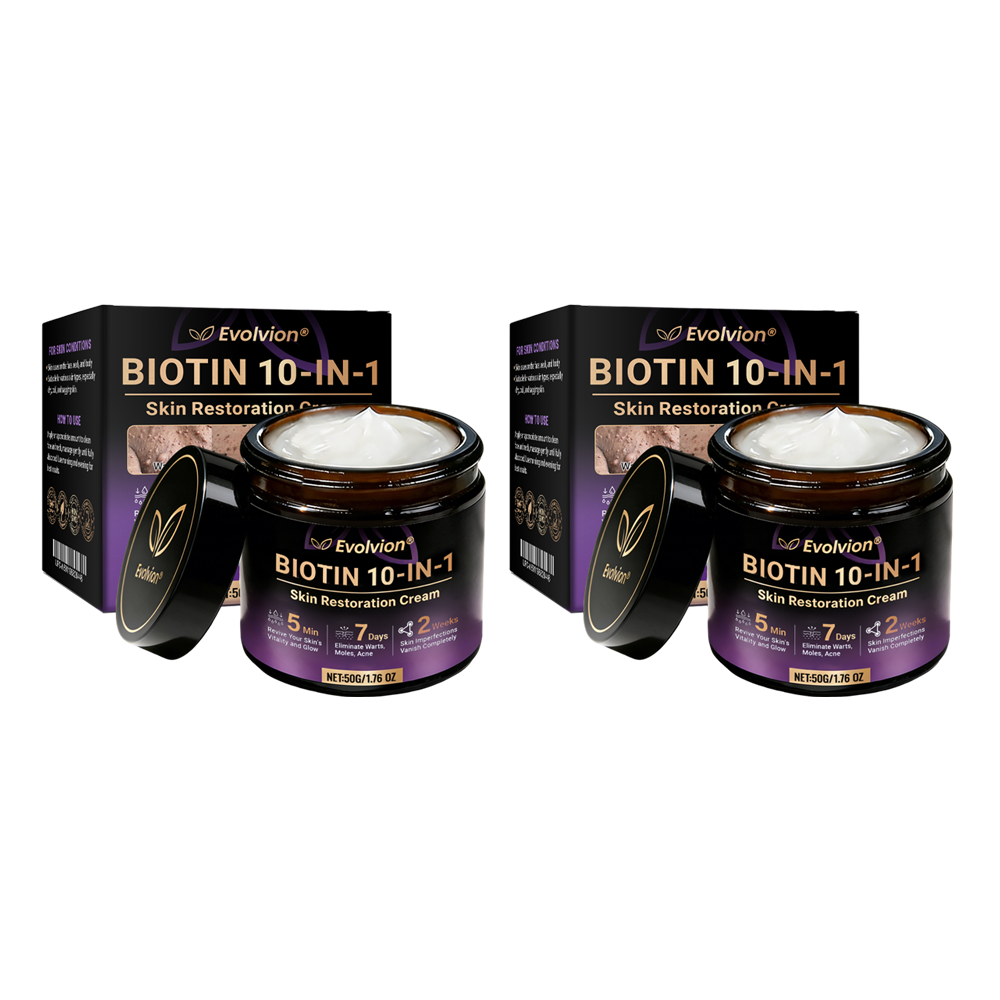 Made and Shipped from USA ✨Evolvion® Biotin 10-in-1 Skin Restoration Cream