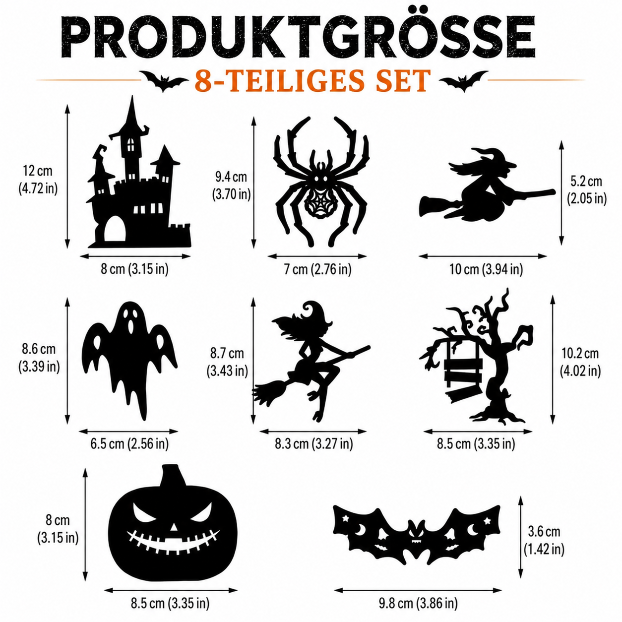 🪄 Letzter Aktionstag – 60 % RABATT | 🎃 Halloween LED-Silhouetten-Wandlicht-Sticker