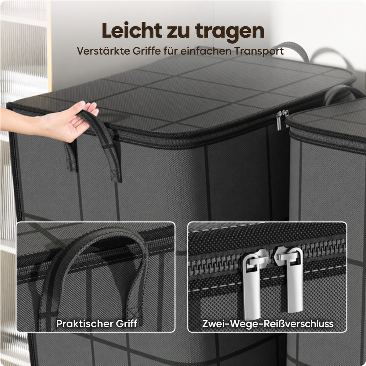 🪄50 % RABATT – WERKSABVERKAUF 📦 Faltbare Aufbewahrungstasche – wasserabweisend, staubgeschützt, extra groß & leicht zu transportieren 🌟