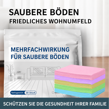 🆙 drilena® Wasserlösliche Bodenreinigungstücher — Konzentrierte Formel für sofortigen Glanz