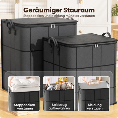 🪄50 % RABATT – WERKSABVERKAUF 📦 Faltbare Aufbewahrungstasche – wasserabweisend, staubgeschützt, extra groß & leicht zu transportieren 🌟