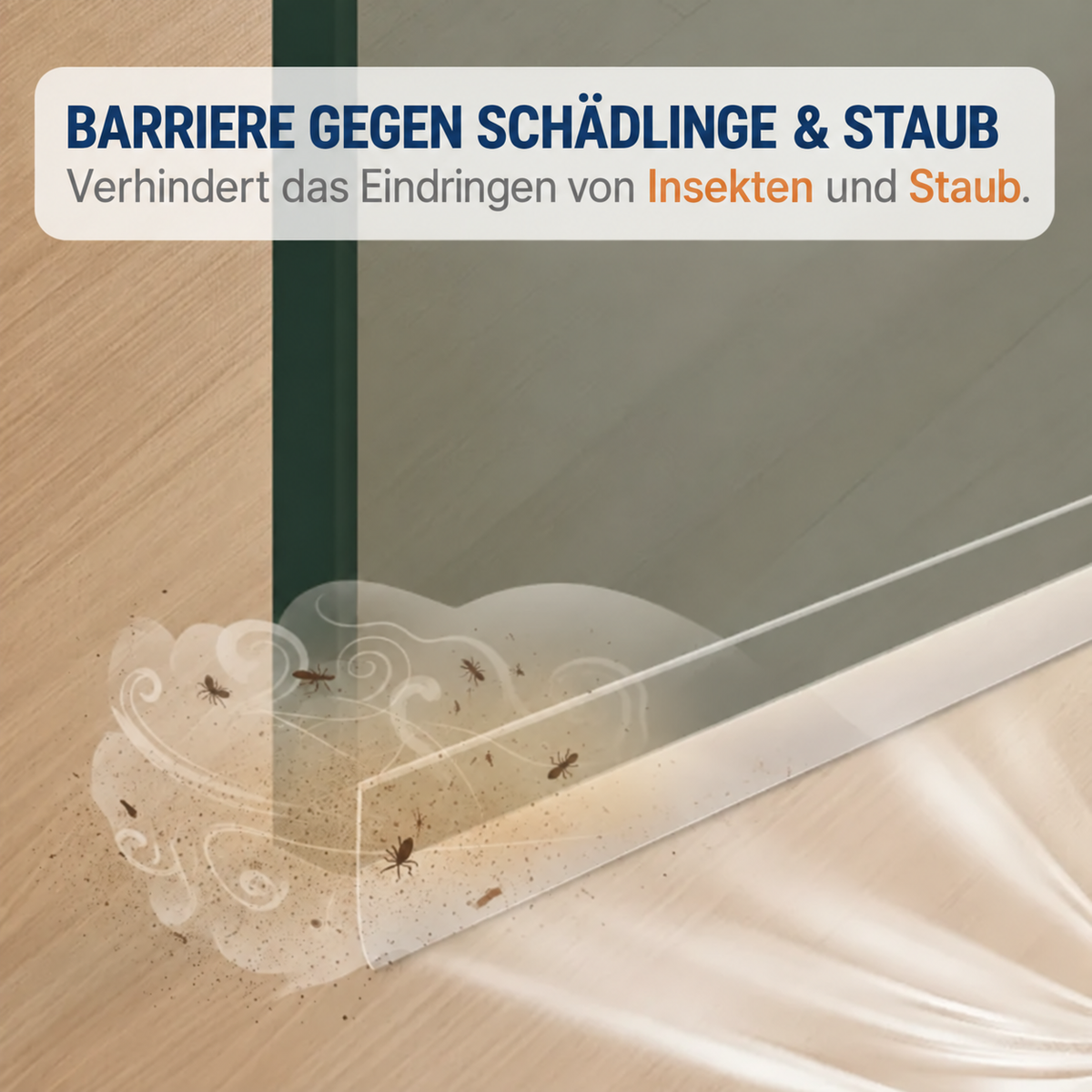 🔥Selbstklebende Dichtungsleiste – Zugluftschutz, Isolierend & Einfach Anzubringen